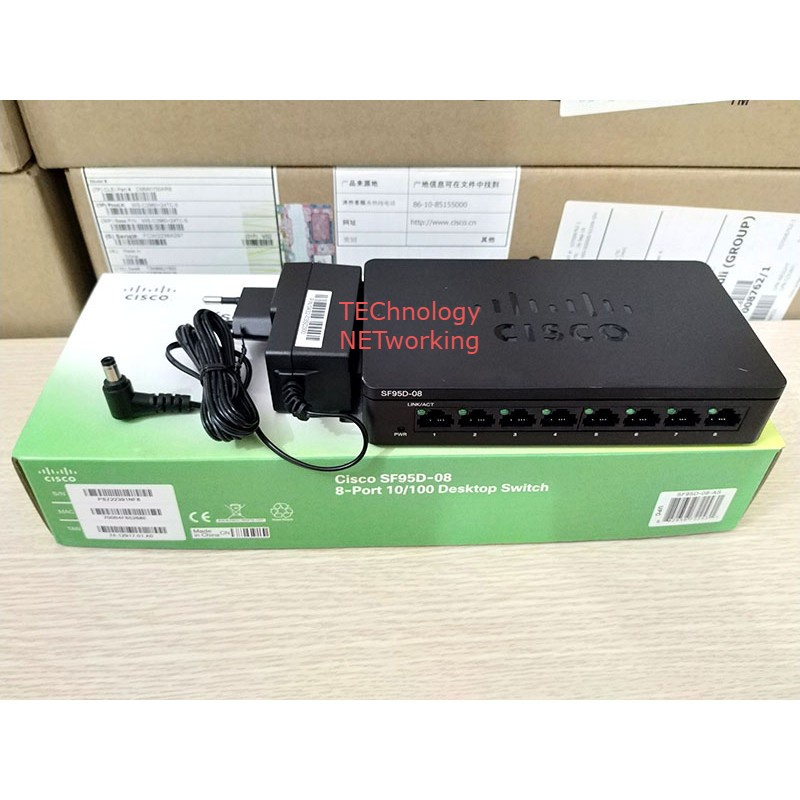 Cisco SF95D-08 : 8 Port 10/100 Mbps Switch Plastic Case