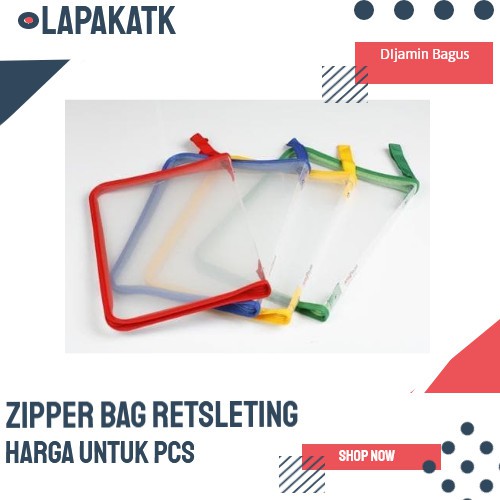 

Map Plastik Retsleting zipper bag Folio FOLDER ONE +