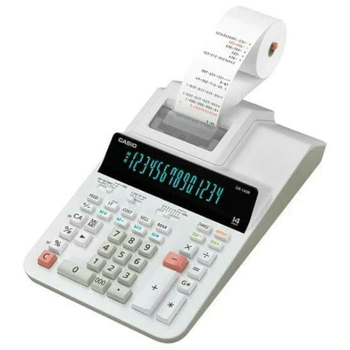 

ORIGINAL Casio Printing Calculator DR-140 R Kalkulator Berkualitas