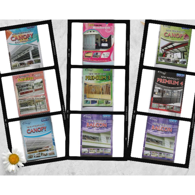 

Album Kecil Ukuran 22cm x 15cm Katalog Canopy, Pagar, dan Stainless