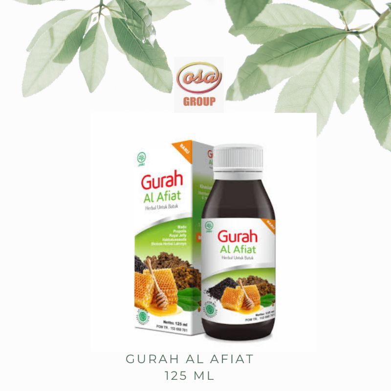 

Gurah Al afiar herbal untuk batuk 125ml