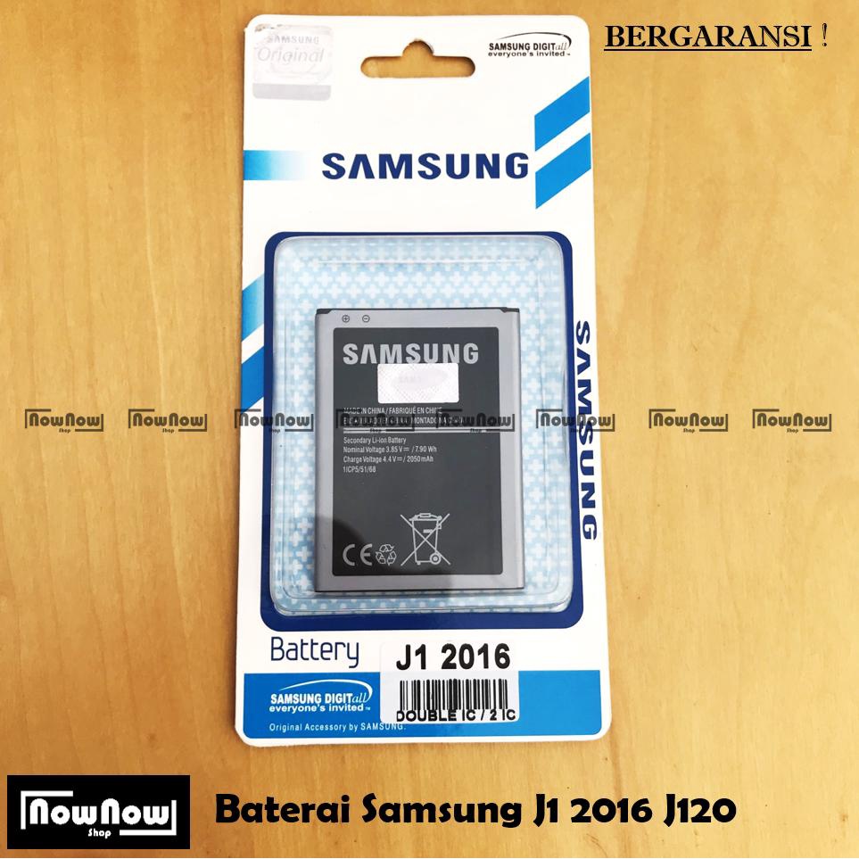 Baterai Samsung Galaxy J1 2016 J120 J120F J120G Original Batre Batrai Battery HP