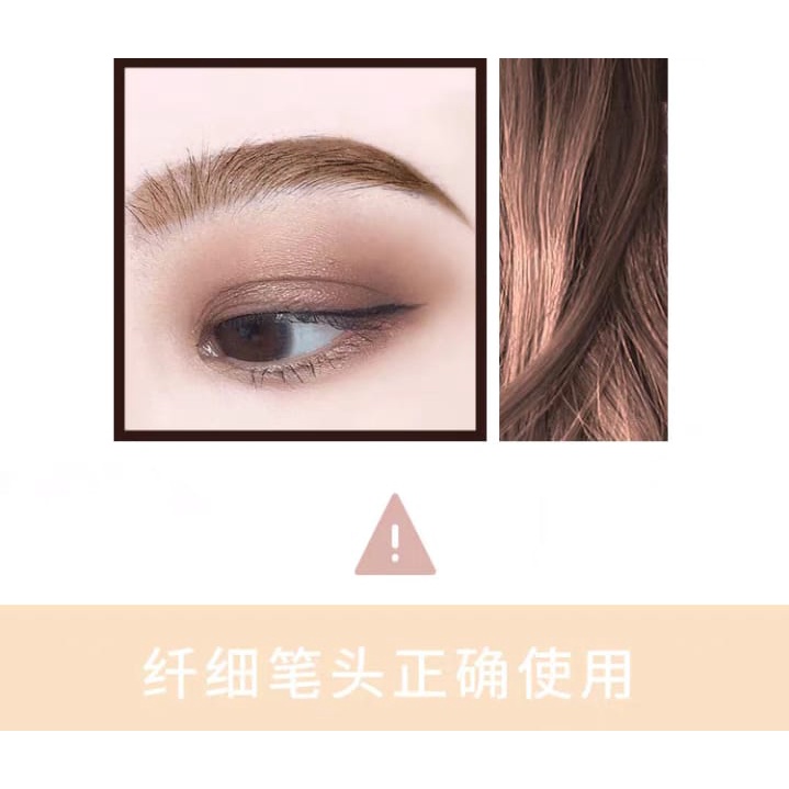 Lameila 1 set 6 pcs Alis Eyebrow Geometry Colors Double Heads Eyebrow Hk 838