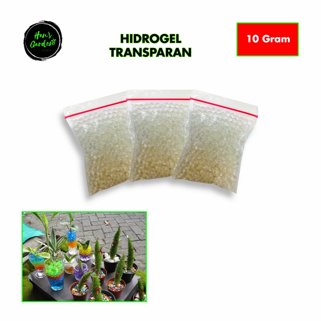 Hidrogel bening transparant 10 gr media tanam