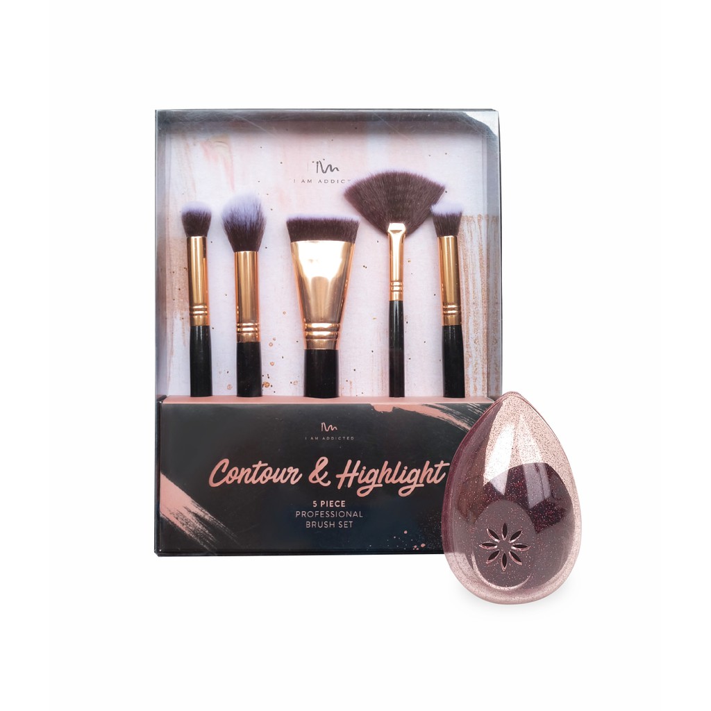 

I Am Addicted Contour & Highlight and Midnight Drop Sponge