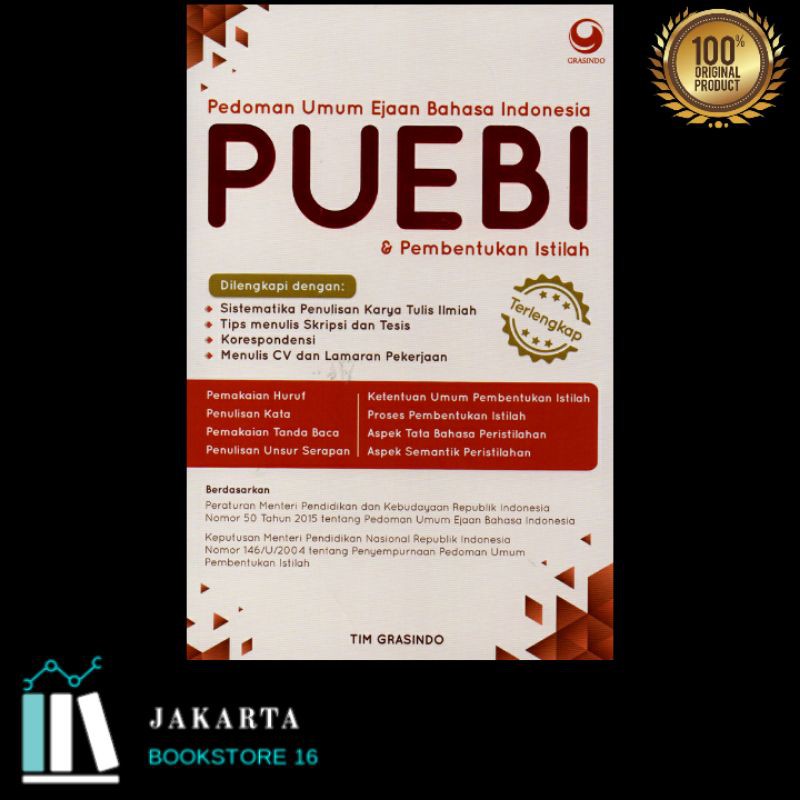 Pedoman Umum Ejaan Bahasa Indonesia & Pembentukan Istilah Terlengkap - Tim Grasindo