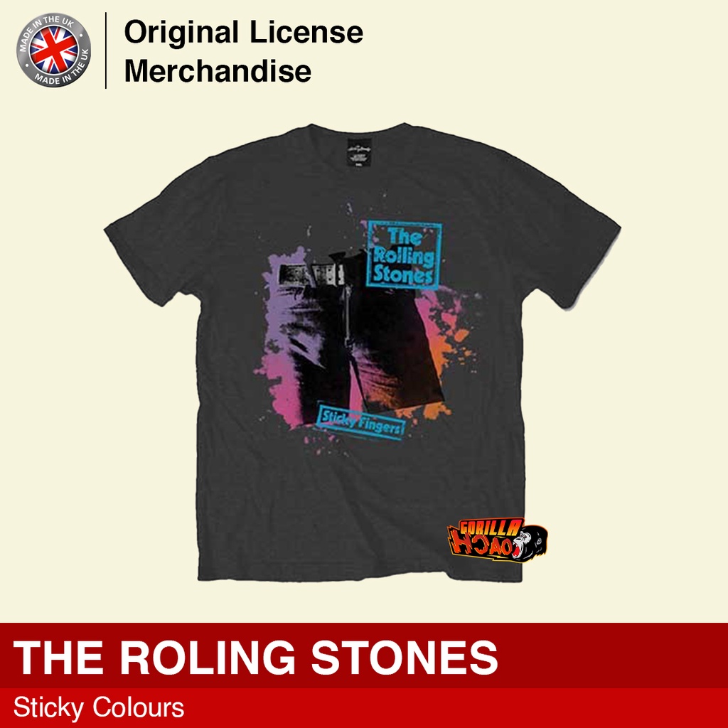 Kaos Baju Tshirt Pendek Casual Pria Wanita Dewasa Cotton Premium Import Band Rock Musik ROLLING STON