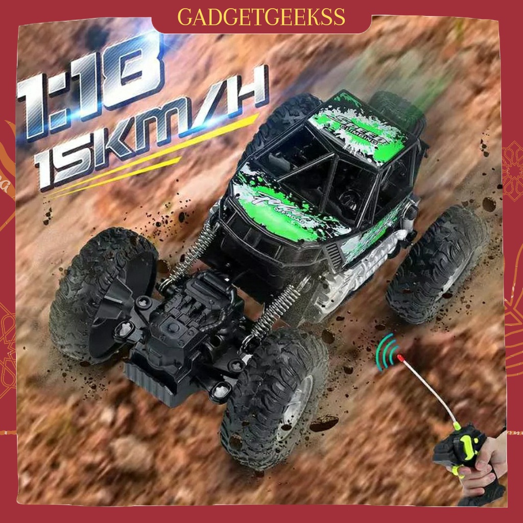 RC Crawler Offroad 1/18 RC Car Rechargable Rock Crawler RC Truck