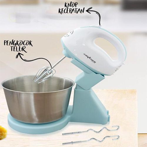 Advance Stand Mixer MX-1002T Pengaduk Adonan 2L Stainless 100W Murah