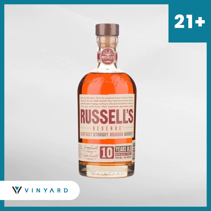 Rusells Reserve 10 Years Old Kentucky Straight Bourbon Whiskey 750ml