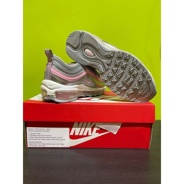 NIKE AIR MAX 97 SILVER PINK ORIGINAL