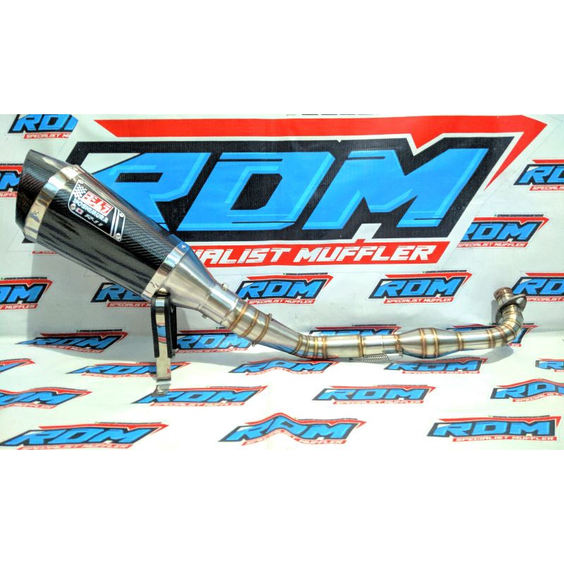 KNALPOT MATIC MERK YOSHIMURA R11 UNTUK MOTOR PCX/NMAX/AEROX/ALL MATIC.