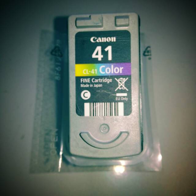 Canon CL 41 Cartridge bekas baru sekali diisi tinta siap pakai