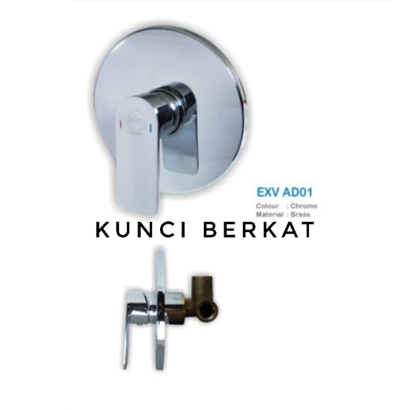 Kran Tanam Eixo AD01 Mixer/Stop Kran Tanam Panas Dingin/Keran Hot and Cold/Faucet