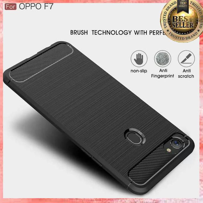OPPO F7 CARBON SLIM CASE OPPO F7 CASE MATTE DOF RUGGED OPPO F7 GH3491 IT