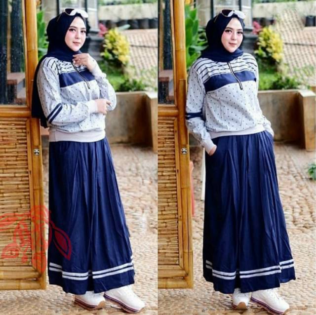 SET SALESA ABU2 WARNA BAJU