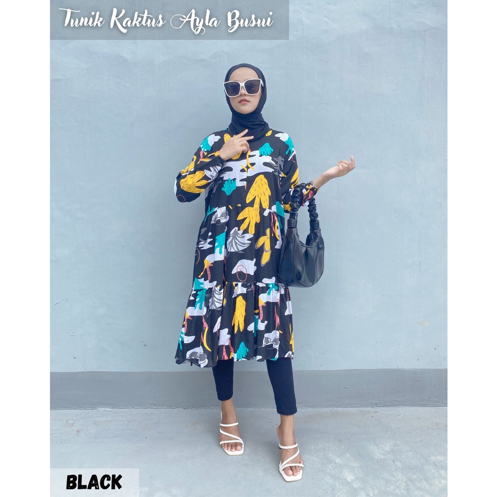 One Set Rayon Tunik Meydina Zarrah Ayla Macan
