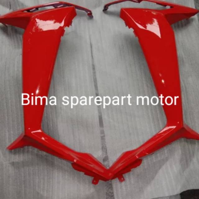 Sayap kanan kiri supra x 125 fi 2015 merah cabe