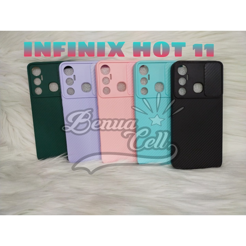 INFINIX HOT 11S NFC, HOT 11, HOT 10T //  CASE SLIDE KAMERA INFINIT HOT 11S, HOT 11, HOT 10T SOFTCASE SLIDING KAMERA - BC