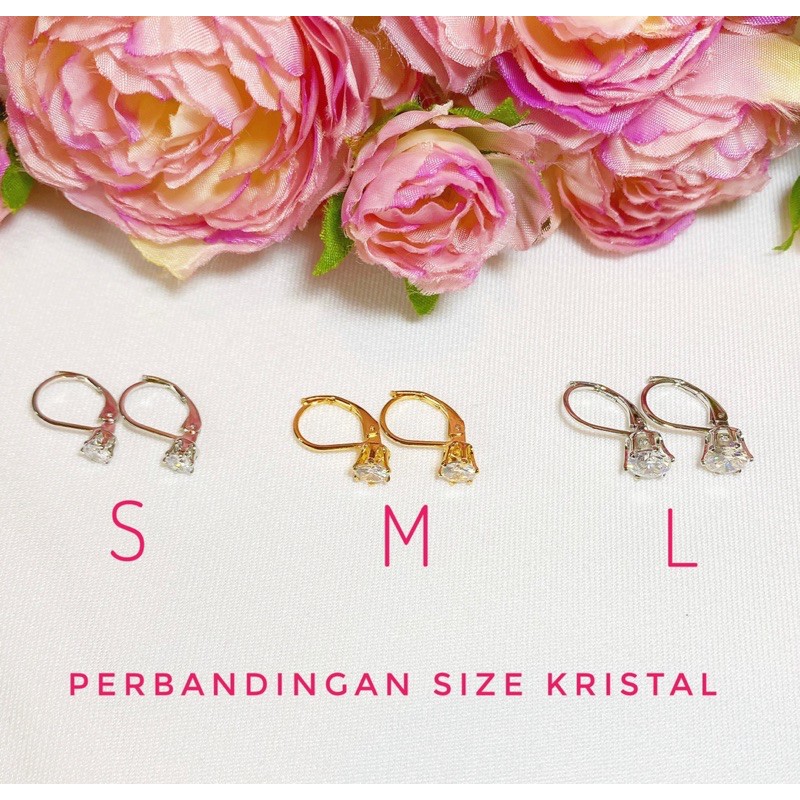 Anting Anak ABG / Dewasa Model Stud Kristal