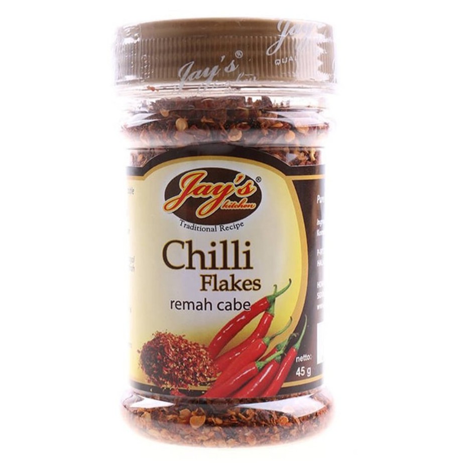 

Jays Chilli Flakes 45 Gr