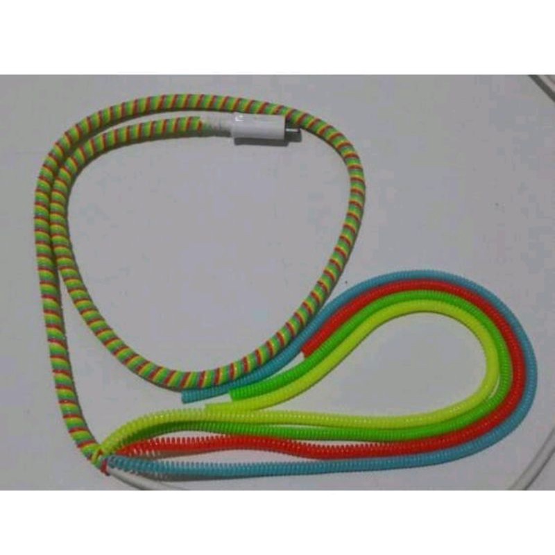 Vinztstore - Single Cable Spiral Kabel Pelapis Kabel Pelindung Spiral Cord Protektor Pelilit Murah