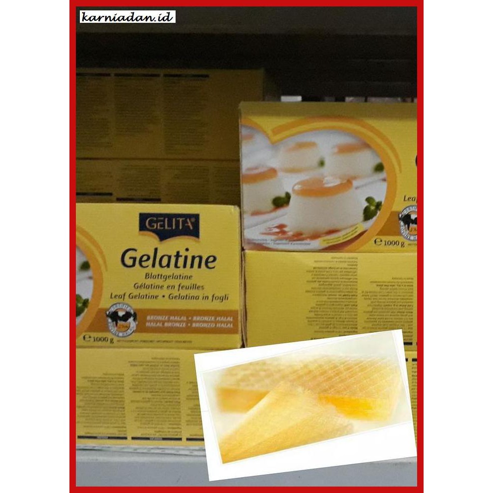 

RAGA-RAGA- GELATIN SHEET HALAL BY GELITA-50 GRAM (15 LEMBAR ) -GNIDUP-NAHAB.