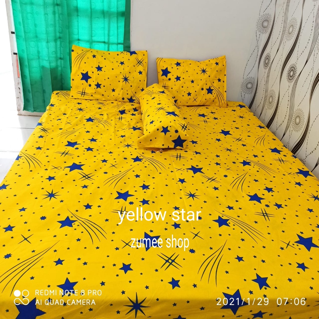 SPREI MURAH PROMO 180x200 SATU SET  BAHAN KATUN HALUS PREMIUM SAMA DENGAN SPREI BONITA / SPR