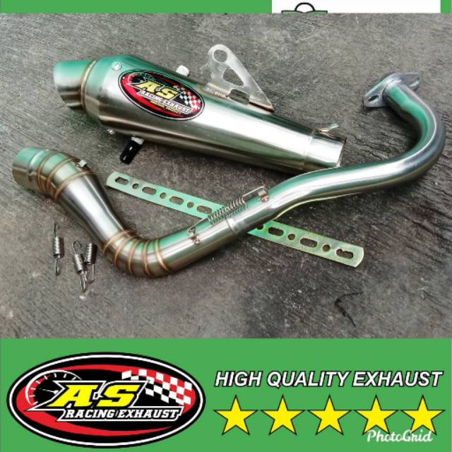 Knalpot Racing vario110 vario125 vario150 KNALPOT RACING AS RACING EXHAUST ORIGINAL FULLSYSTEM