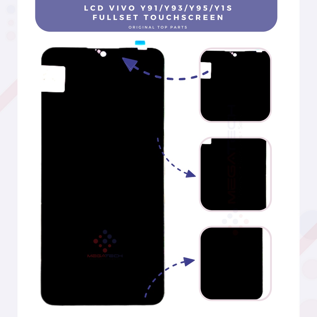 LCD Vivo Y91 / LCD Vivo Y91c / LCD Vivo Y93 / LCD Vivo Y95 / LCD Vivo Y1S  Fullset Touchscreen