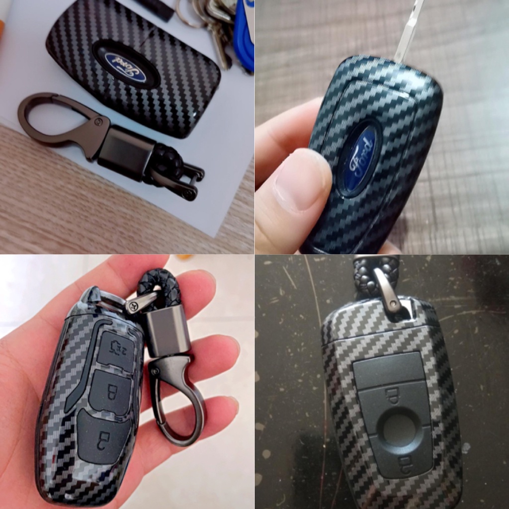Kevlar Casing Kunci Mobil FORD All Model Dengan Gantungan Kunci RANGER EVEREST FOCUS FIESTA Ecpsport