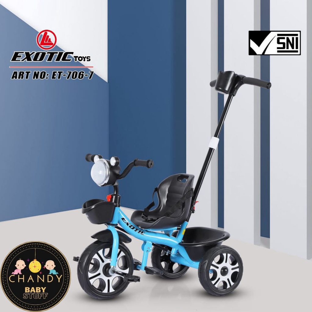 SEPEDA TRICYCLE ANAK RODA TIGA EXOTIC ET 706-7