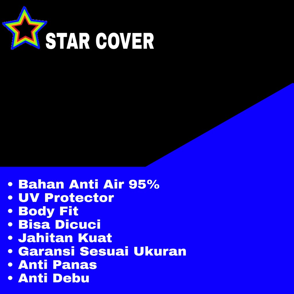 Body Cover TOYOTA AVANZA List Single BIRU Sarung Mobil Penutup Avanza PREMIUM