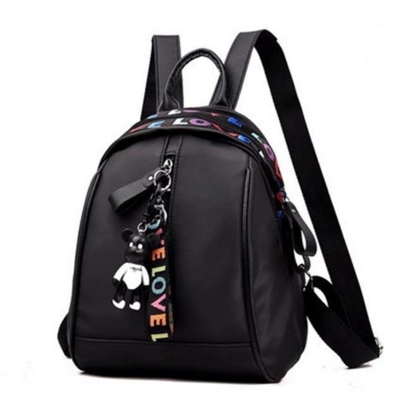 TAS RANSEL WANITA FASHION,TAS RANSEL HITAM FASHION