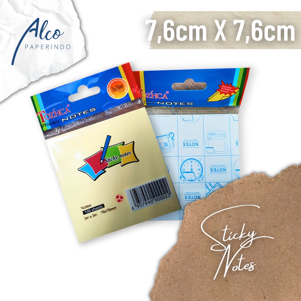 

Sticky Notes Memo 7,6cm X 7,6cm BEST QUALITY
