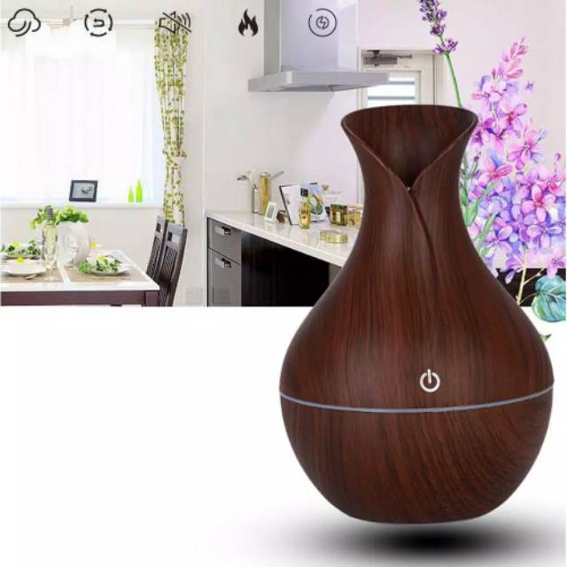 Humidifier kayu aroma terapi cod