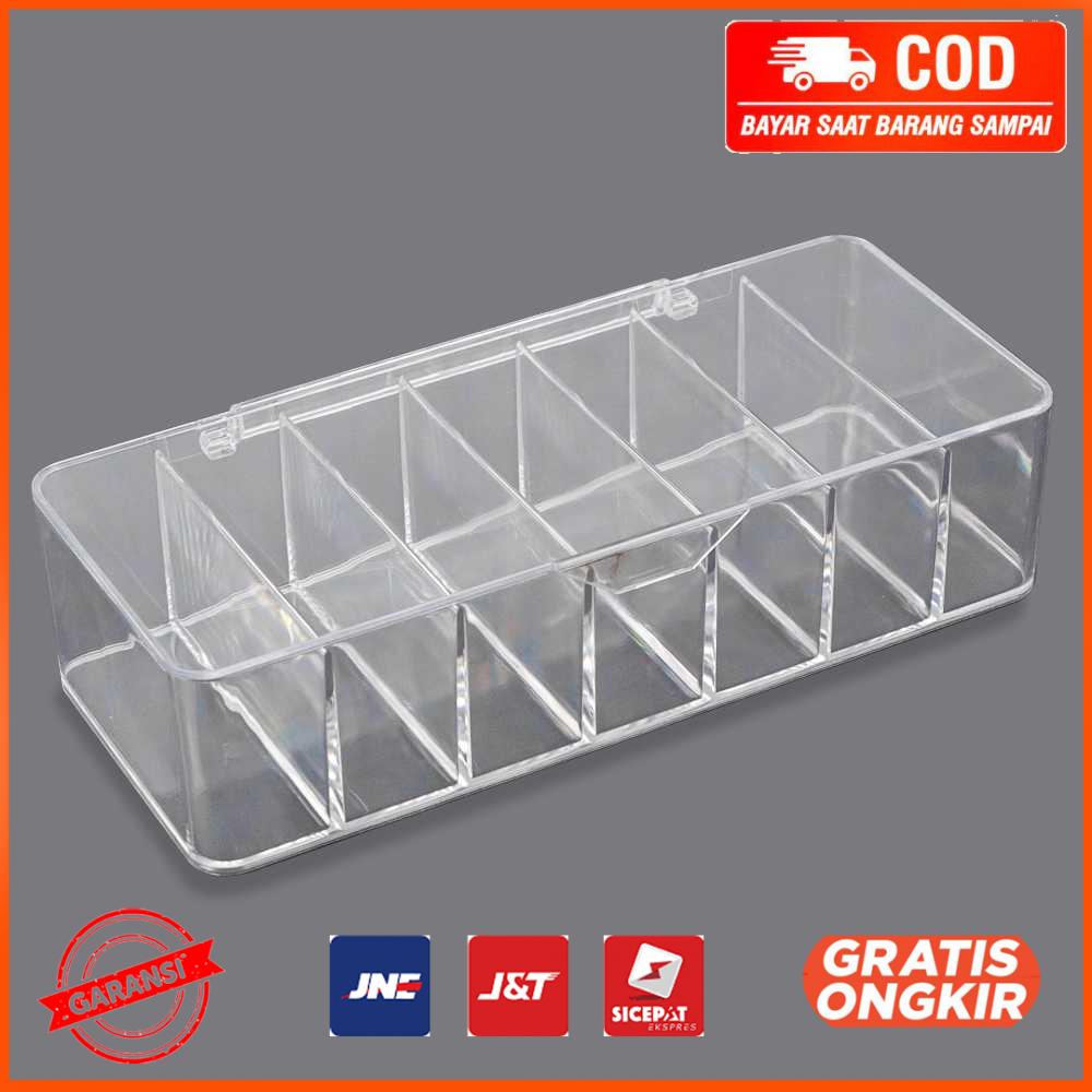 Kotak Kabel Organizer Cable Storage Box 7 Slot with Cover BN
