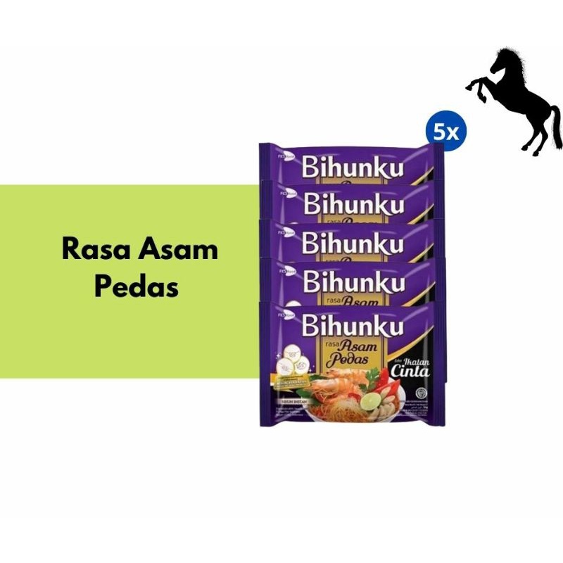 

Bihunku Rasa Asam Pedas peket isi 5X