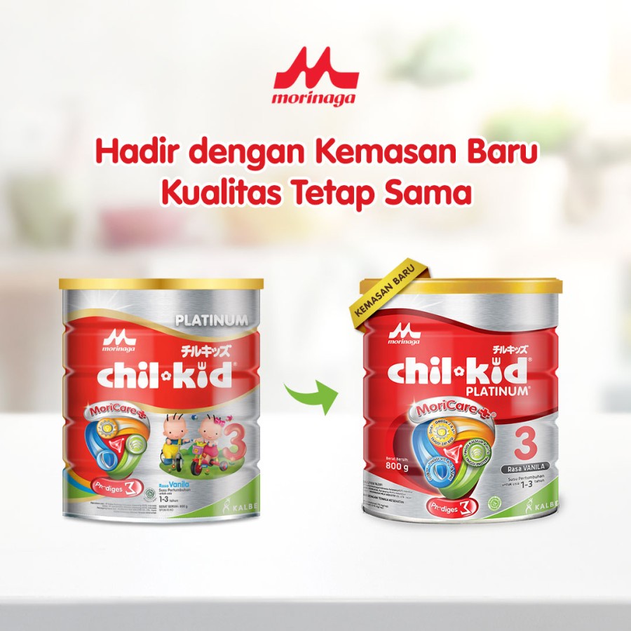 Chilkid Platinum Moricare 800 gr / Chil Kid Platinum Tahap 3 kemasan 800gr