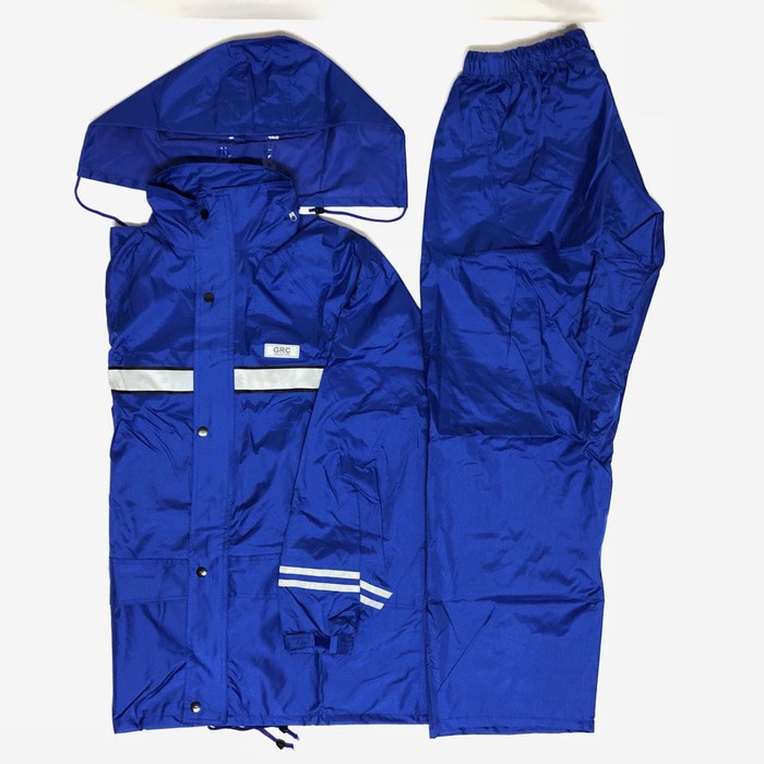 Jas hujan setelan / jas hujan jaket celana / GRC - JD1111 - Biru - hot item