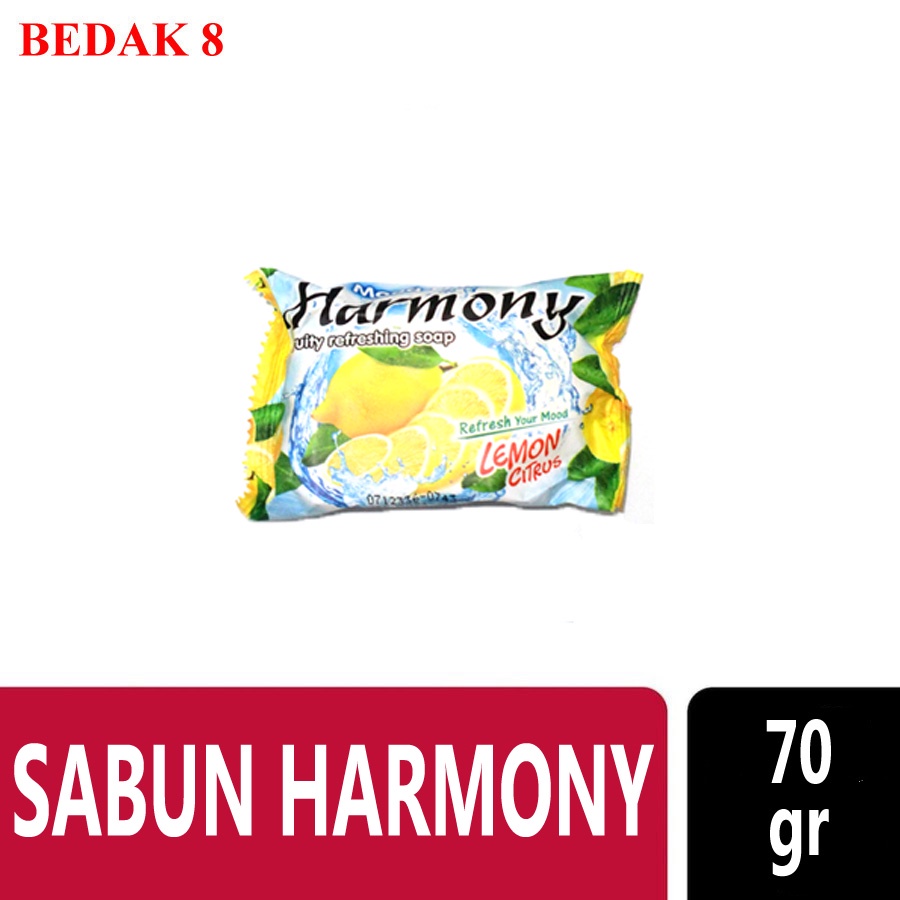 Sabun Harmony Batang 70 gr/ Sabun  Mandi Harmony Aroma Buah