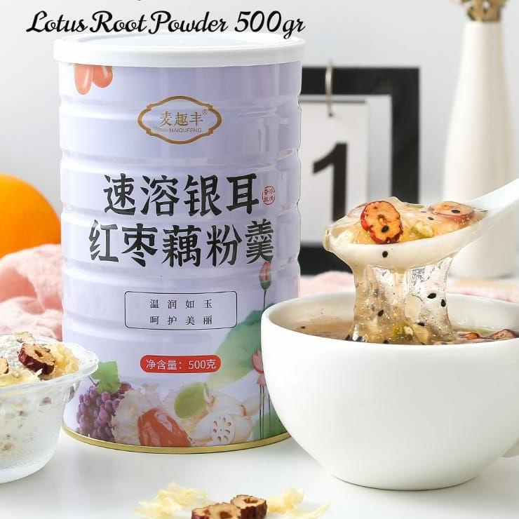 

[PRODUK 0HHSG] Lotus Root Powder/OUFEN/ bubur akar teratai / makanan diet sehat/ sarapan diet oufen/ chia seed /qiya seed/bubuk teratai 9RP