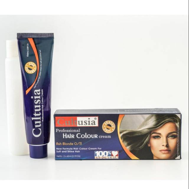 Pewarna Rambut Ash Blonde 0/11 60 ML