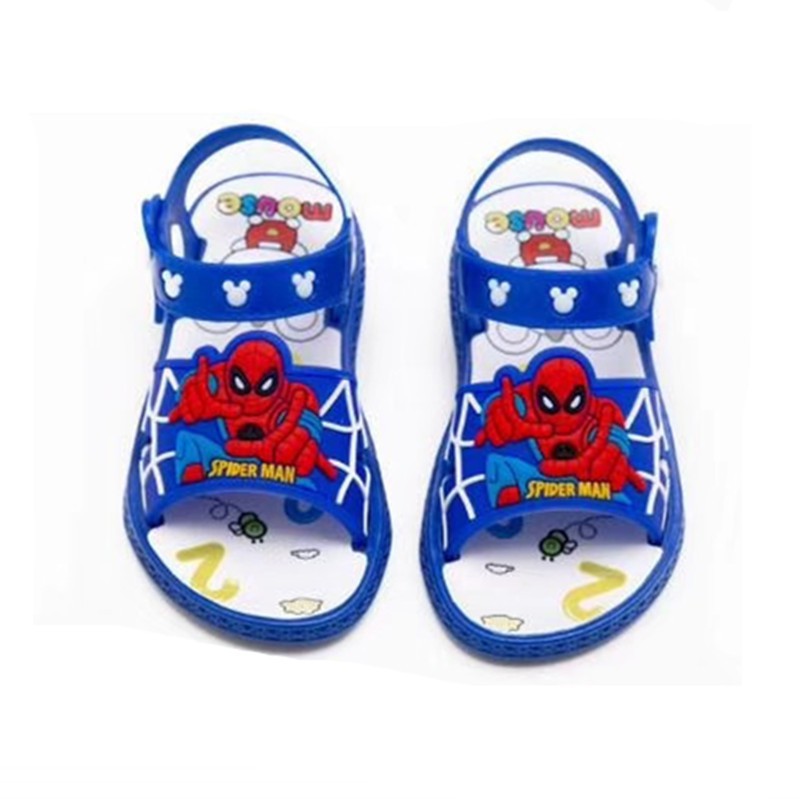 HappyOliver HEROBLUE SANDALS Sepatu Sandal Anak Laki Laki Bahan Karet Model Lucu 0-5 Tahun Import