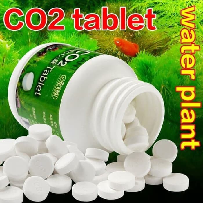 CO2 Tablet untuk Aquascape Aquarium Akuarium ISTA isi 100 Butir