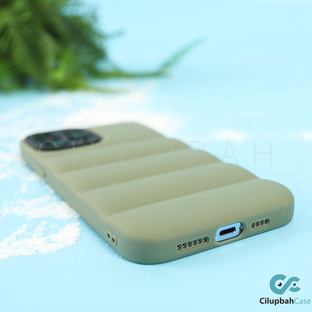 Winter Down Jacket Silicone Full Lenscover Case for iPhone 7 8 XR XS MAX 11 12 13 MINI PRO MAX