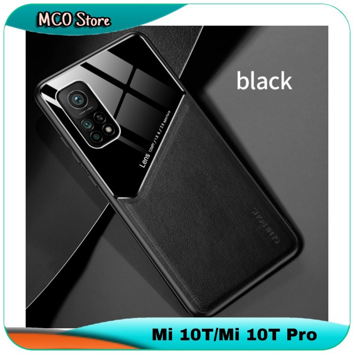 Casing Xiaomi Mi 10T Mi 10T Pro Leather Texture Pixel Glass Hard Case