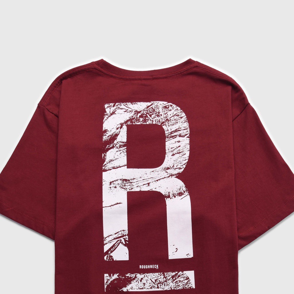 Best Seller - Roughneck T403 Maroon Scratch Tshirt / Kaos Roughneck 1991 / Baju Roughneck