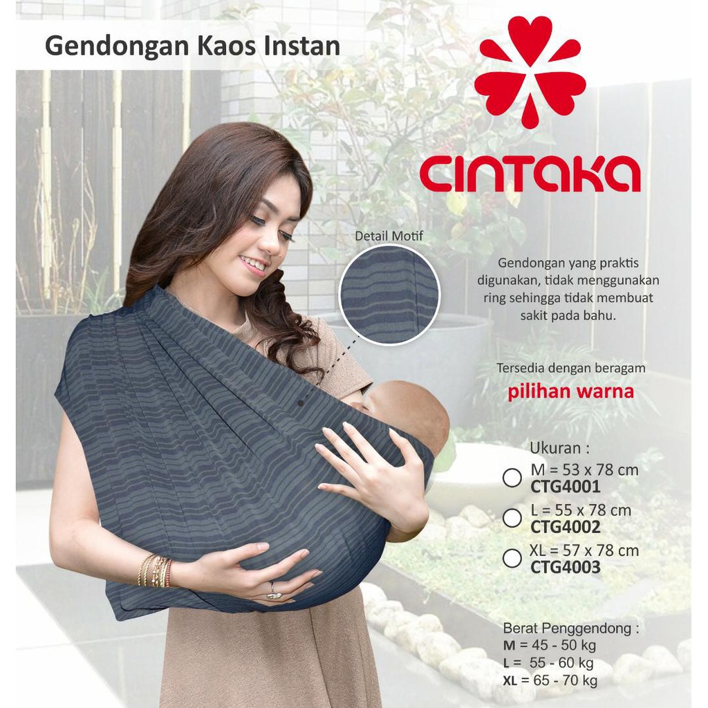 Gendongan Geos Kaos Instan Chintaka