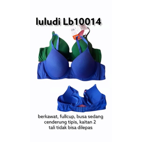 luludi bra murah LB10014 bahan katun bra luludi murah